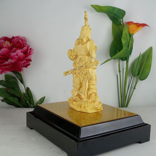 絨沙金關(guān)帝圣君194金銀銅制造招財(cái)禮品金屬擺件品廠(chǎng)家直銷(xiāo)批發(fā)
